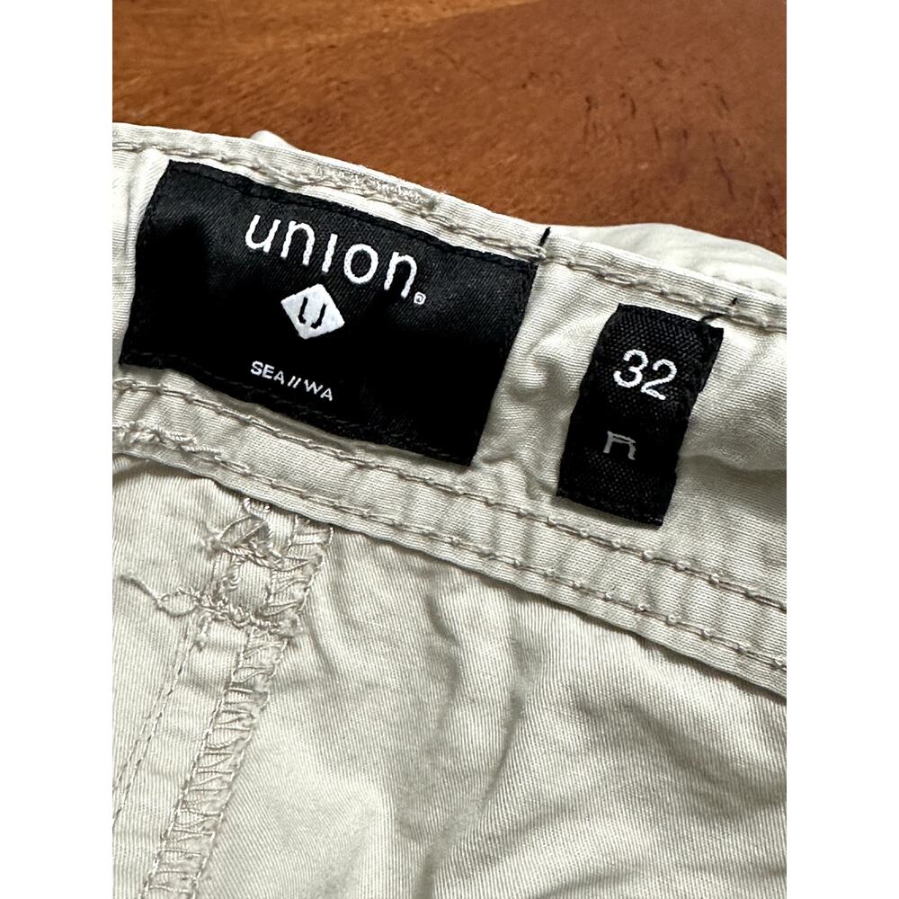 Union Cargo Shorts Multiple Pockets Drawstring Bu… - image 8